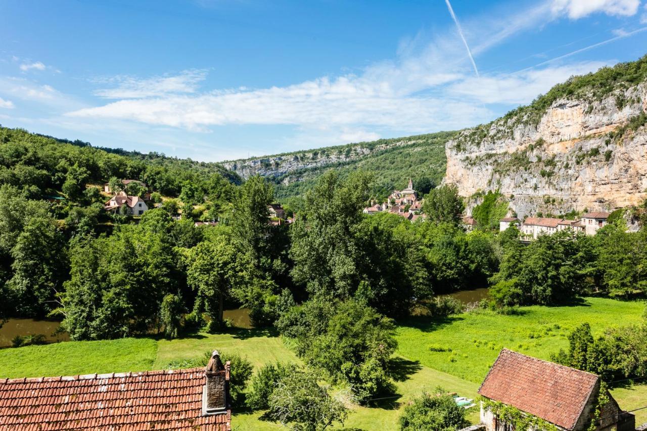 Gites Un Jardin Dans La Falaise Cabrerets Exterior foto